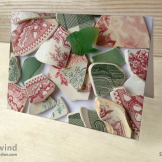 Christmas Seaglass 01 Holiday Card