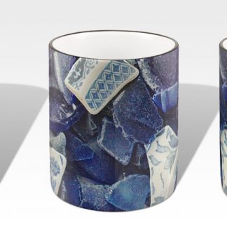 Blue Sea Glass Mug