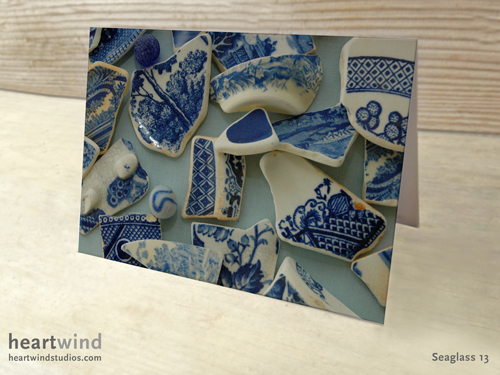 Seaglass 05 Greeting Cards — Qty 2