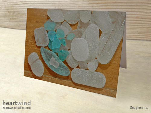 heartwind seaglass 14 greeting card