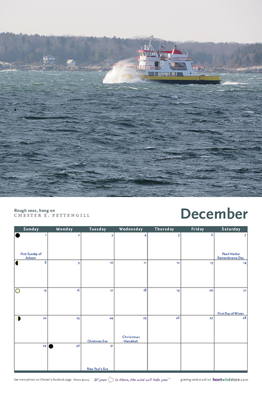 Chester Pettengill 2024 Calendar - QTY 1 - Image 13